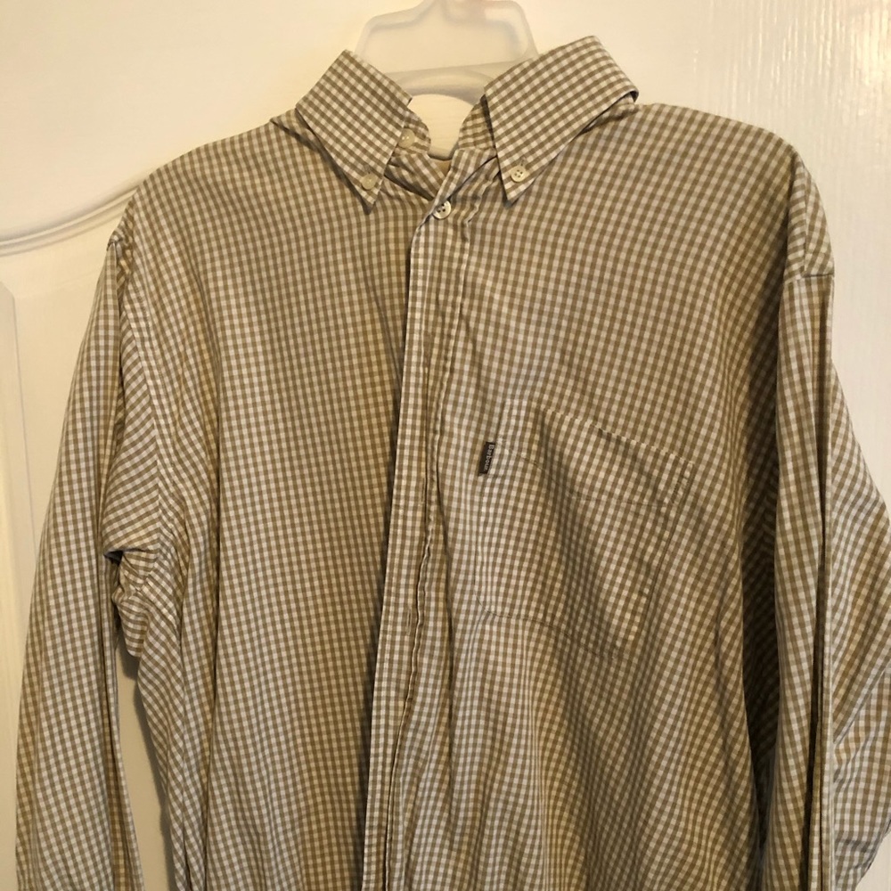 Barbour men’s longsleeve green button down xl